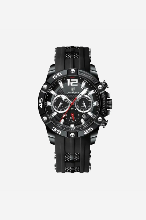 Harborne 40mm men's watch, steel case, sport dial
